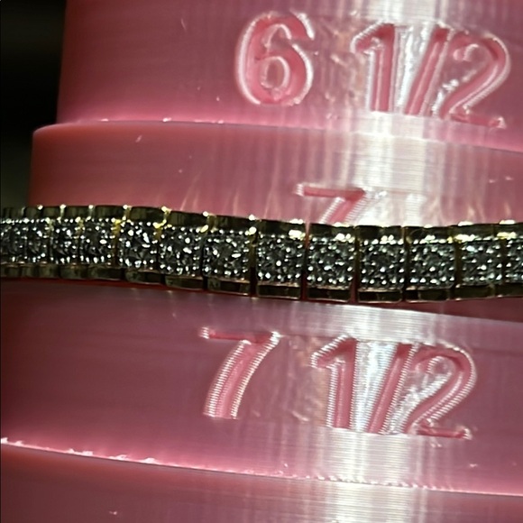 Elegant Gold and Silver and diamondBracelet.